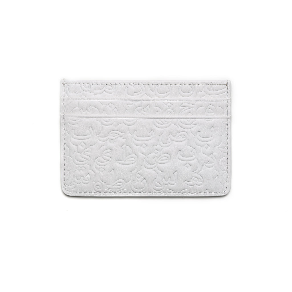 Arabic Alpha Cardholder white