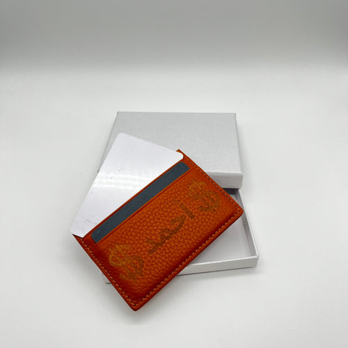 Personalisierter echt Leder Cardholder Braun